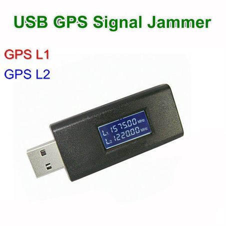 USB GPS Jammer | Blocks GPS L1 & L2 | Coverage up to 10 meters | Power by 5V USB