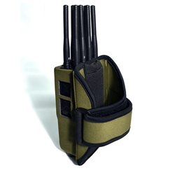 Handheld Cell Phone Jammer with leather Case 8 Bands CellPhone 4G LTE Wimax WIFI GPS Signal Jammer