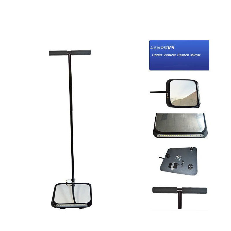 V5 Under Vehicle Inspection Camera Bomb Detector Mirror With LCD Screen,Find under car truck bomb drug easily
