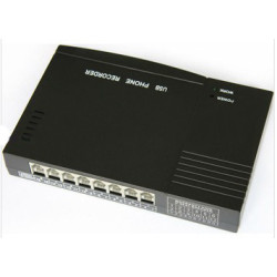 16 Channel telephone recorder with USB, Support Windows98/ME/2000/XP/2003/Vista