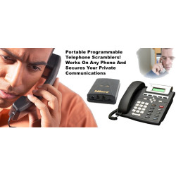 MISER telephone scrambler encryption Portable Telephone Voice Scrambler (one set 2 unit)