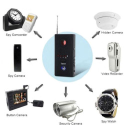 CC3308 Little Angel Wireless Signal Detector - Spy Camera Lens Finder - Compass Tool
