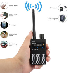 G318 Anti Spy RF Signal Detector GPS Tracker Detector Detect RF Radio GSM 3G 4G 5G WiFi Audio Bug Cellphone Signals