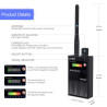 G318 Anti Spy RF Signal Detector GPS Tracker Detector Detect RF Radio GSM 3G 4G 5G WiFi Audio Bug Cellphone Signals