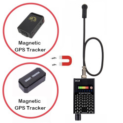 Anti Spy Magnetic GPS Tracker Detector G618D Finder for GSM Signal Magnet Hidden Audio GPS Eavesdropping Bug
