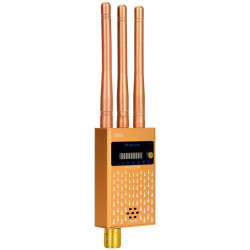 RF Detector, Anti-Spy Wireless Detector to Find Spy WiFi Camera Audio Bug Listening Device with Three High Gain Antennas