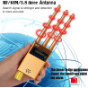 RF Detector, Anti-Spy Wireless Detector to Find Spy WiFi Camera Audio Bug Listening Device with Three High Gain Antennas