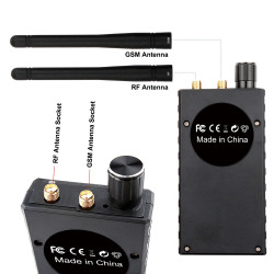 Anti Spy WiFi Camera Detector, Dual Antenna Wireless RF Signal Detector, Scan RF Radio,Cellphone, WiFi Signal and Alarm