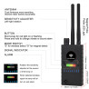 Anti Spy WiFi Camera Detector, Dual Antenna Wireless RF Signal Detector, Scan RF Radio,Cellphone, WiFi Signal and Alarm