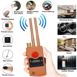 Anti Spy Detector, Wireless RF Signal Detector Sweeper, Find Hidden Spy WiFi Camera Audio Bug Eavesdropping Device GPS Tracker