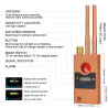 Anti Spy Detector, Wireless RF Signal Detector Sweeper, Find Hidden Spy WiFi Camera Audio Bug Eavesdropping Device GPS Tracker