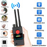 Spy Pinhole Camera Lens Finder, RF Signal Scanner Spy WiFi Camera, GSM Audio Bug, Cellphone Listening Device, GPS Tracker Finder