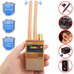 Anti Spy RF Signal Detector GPS Signal Detector Spy Bug WiFi Camera Wireless Detector Find GPS Tracker, Audio Bugs