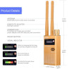 Anti Spy RF Signal Detector GPS Signal Detector Spy Bug WiFi Camera Wireless Detector Find GPS Tracker, Audio Bugs