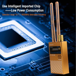 Anti Spy RF Signal Detector GPS Signal Detector Spy Bug WiFi Camera Wireless Detector Find GPS Tracker, Audio Bugs