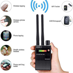 Anti Spy Wireless RF Signal Detector,Find Audio Bug GPS Tracker Hidden Spy Camera Listening Device Wireless Signal Finder
