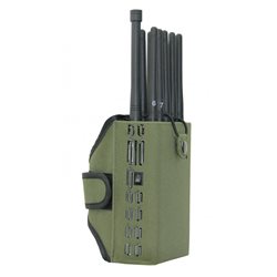 10 Watt Handheld Combination Jammer - 10 channel output to blocks GSM PHS PCS CDMA 4G LTE Wimax WiFi 5G all in one
