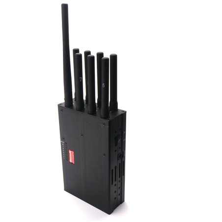 8 band cell phone signal jammer | Blocking GSM,3G,4G LTE,GPS L1,Lojack all in one,support 2 hours continue working