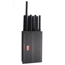 8 band cell phone signal jammer | Blocking GSM,3G,4G LTE,GPS L1,Lojack all in one,support 2 hours continue working