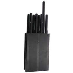 8 band cell phone signal jammer | Blocking GSM,3G,4G LTE,GPS L1,Lojack all in one,support 2 hours continue working