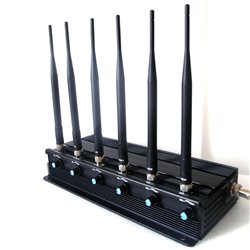 6 BANDS GSM/3G/4G/WIFI/RADIO/REMOTE/VHF/UHF JAMMER
