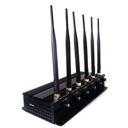 6 BANDS GSM/3G/4G/WIFI/RADIO/REMOTE/VHF/UHF JAMMER