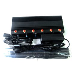 6 BANDS GSM/3G/4G/WIFI/RADIO/REMOTE/VHF/UHF JAMMER