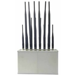 14 Bands Cell Phone Signal Jammer from 135mhz to 2600mhz,jamming 3G,4G,Low frequency remote control bomb jammer