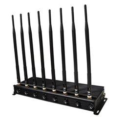 8 Bands GSM DCS 3G 4G-LTE(for Europe) WIFI GPS-L1 LOJACK Jammer