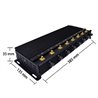8 Bands GSM DCS 3G 4G-LTE(for Europe) WIFI GPS-L1 LOJACK Jammer