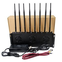 8 Bands GSM DCS 3G 4G-LTE(for Europe) WIFI GPS-L1 LOJACK Jammer